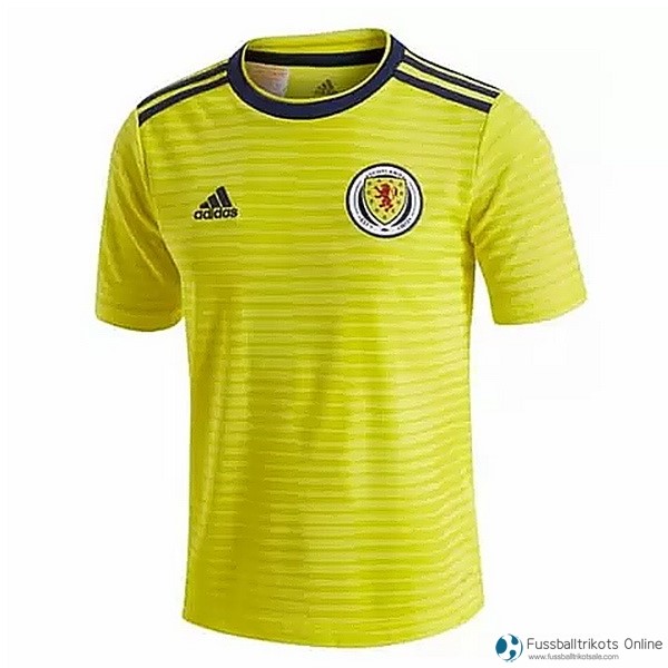 Schottland Trikot Auswarts 2018 Gelb Fussballtrikots Günstig